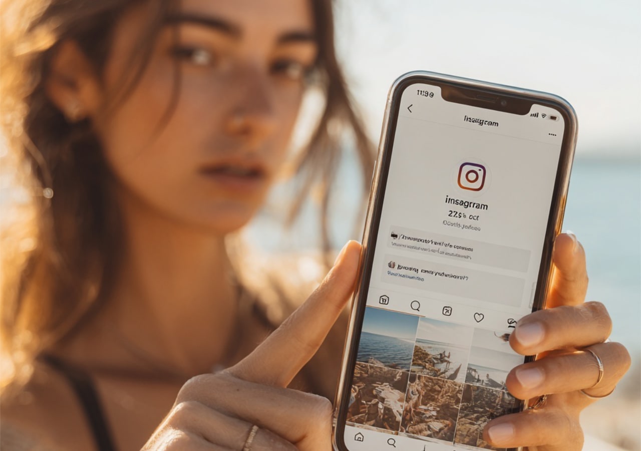 instagram mention lien bio