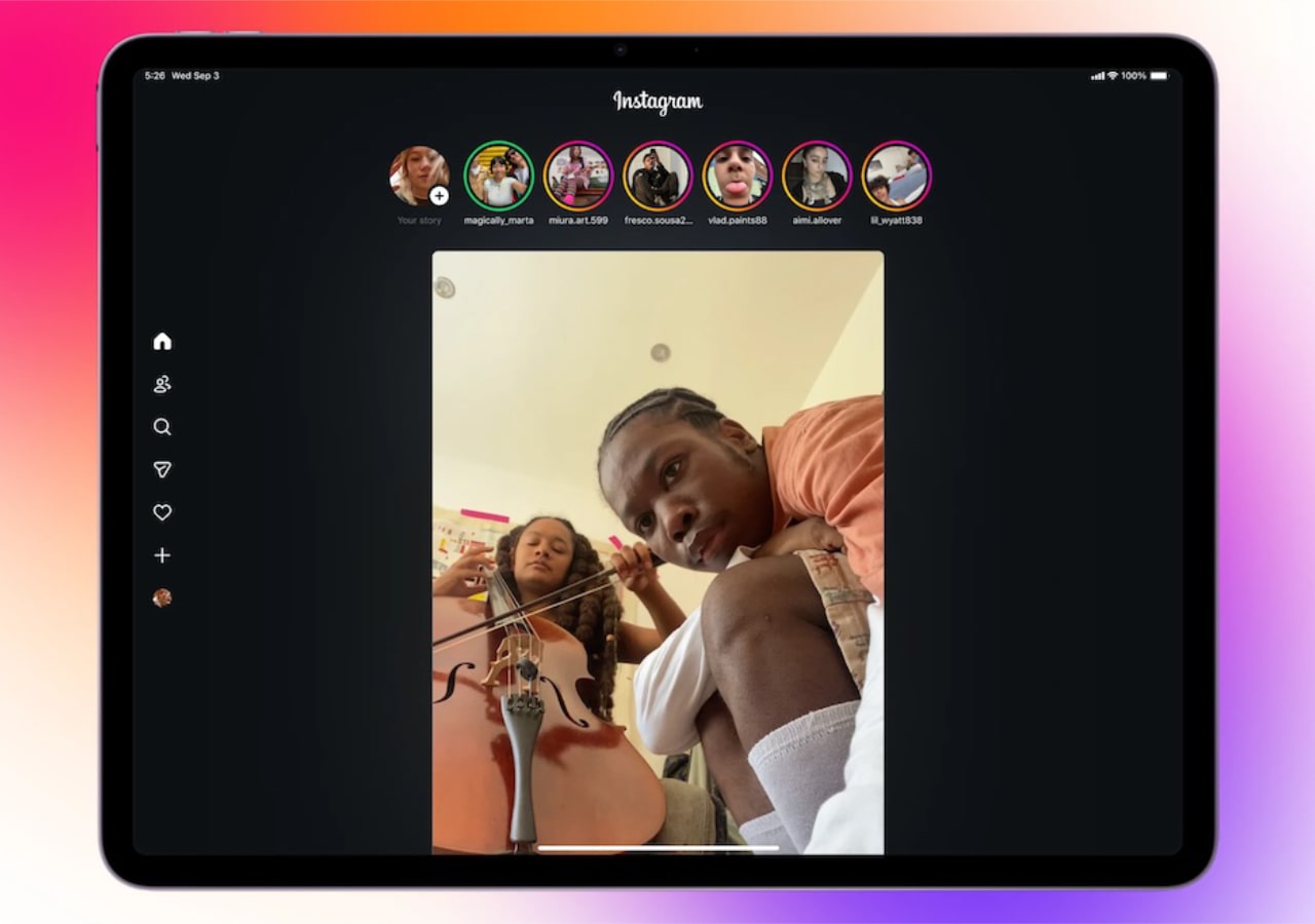 instagram ipad